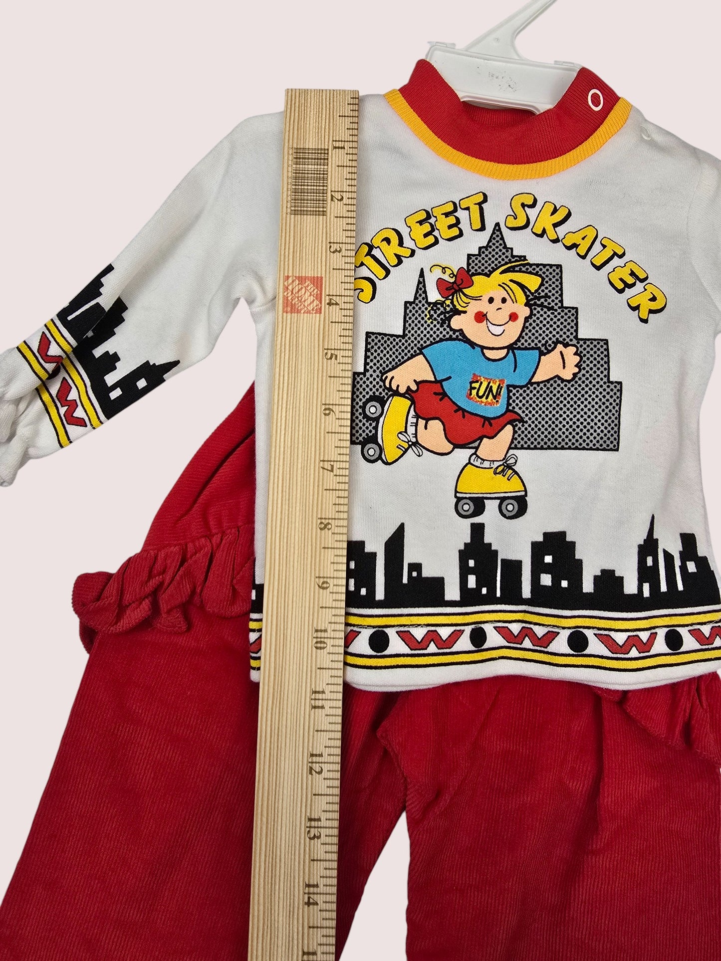 Vintage Catton Candy two piece street skater set Tagged 12m