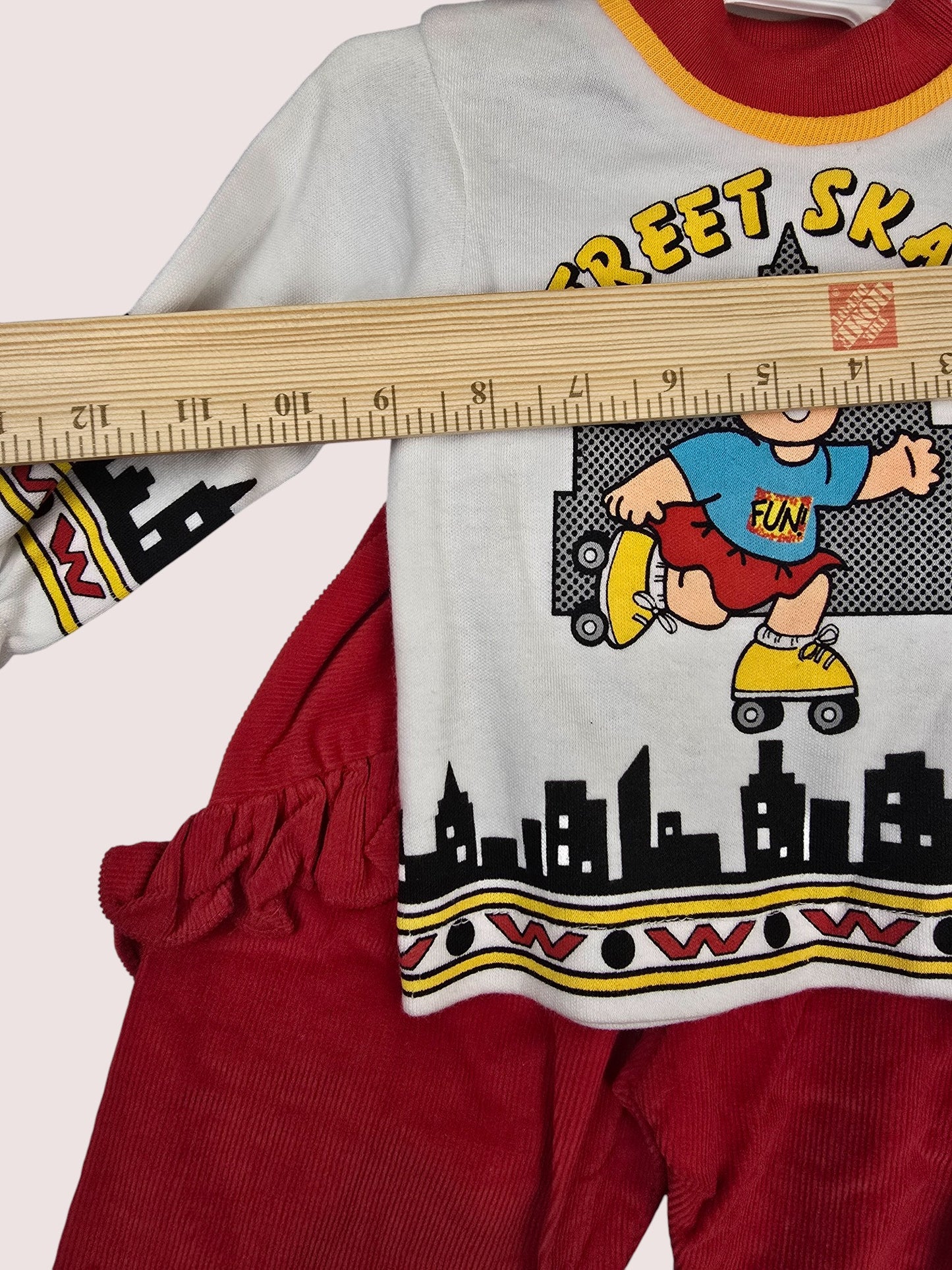 Vintage Catton Candy two piece street skater set Tagged 12m