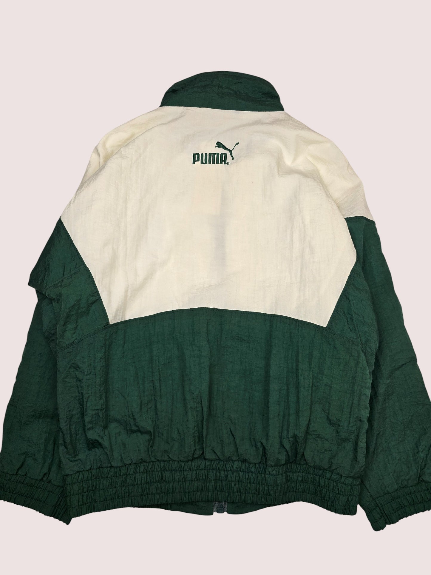 Vintage Puma colourblock windbreaker jacket Tagged Youth S