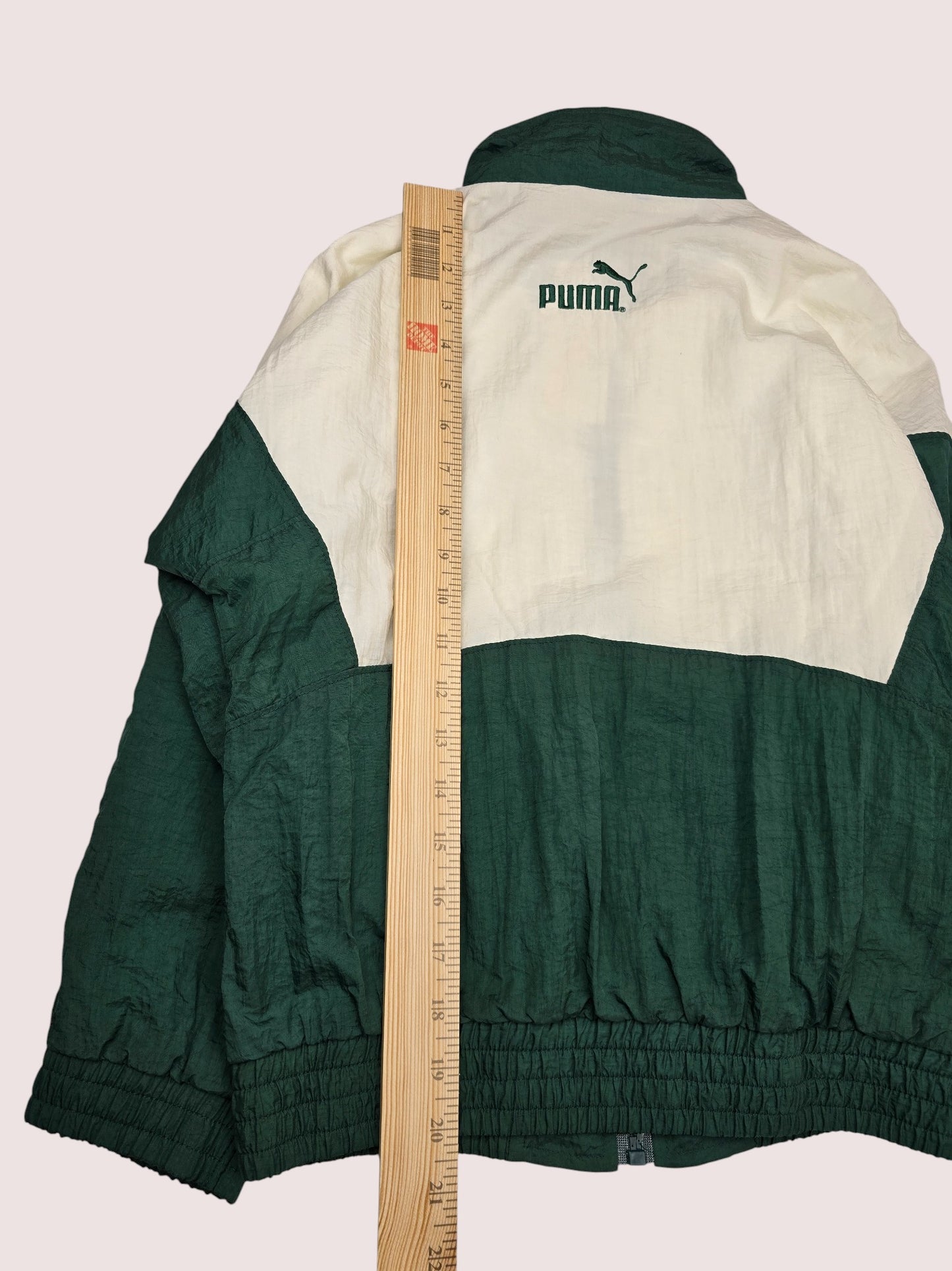 Vintage Puma colourblock windbreaker jacket Tagged Youth S