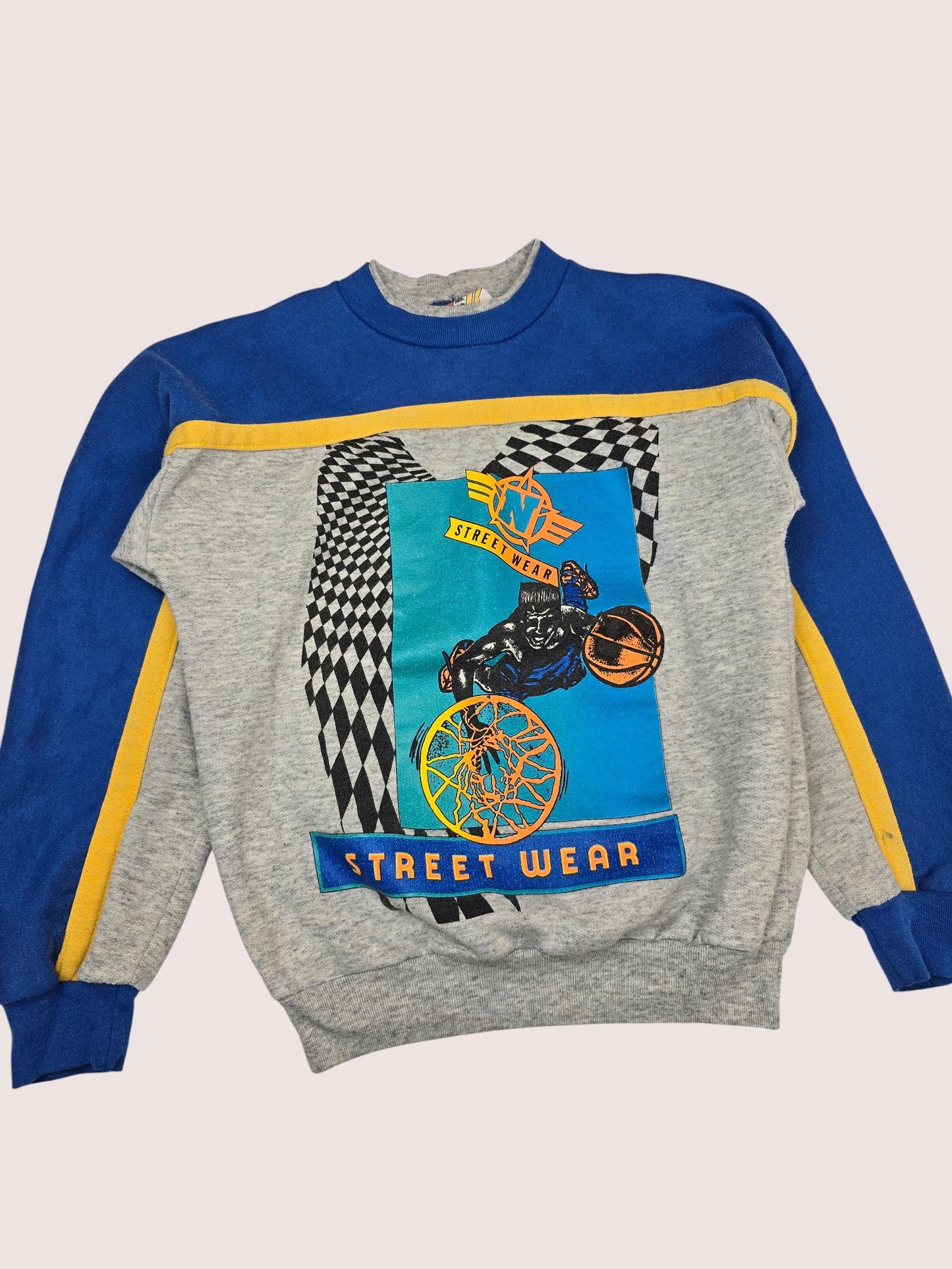 Vintage two piece basketball sweat suit 8-10Y