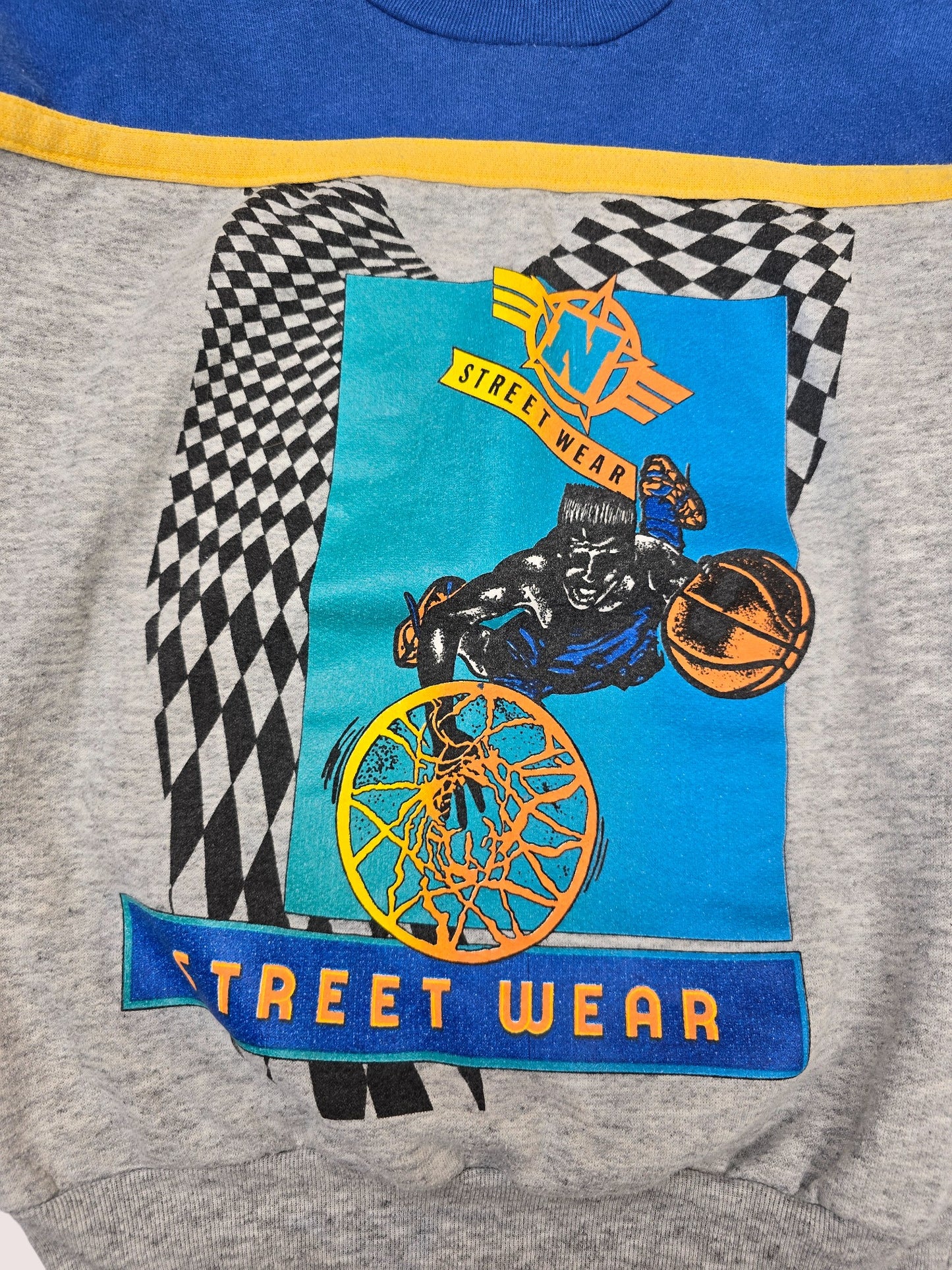 Vintage two piece basketball sweat suit 8-10Y