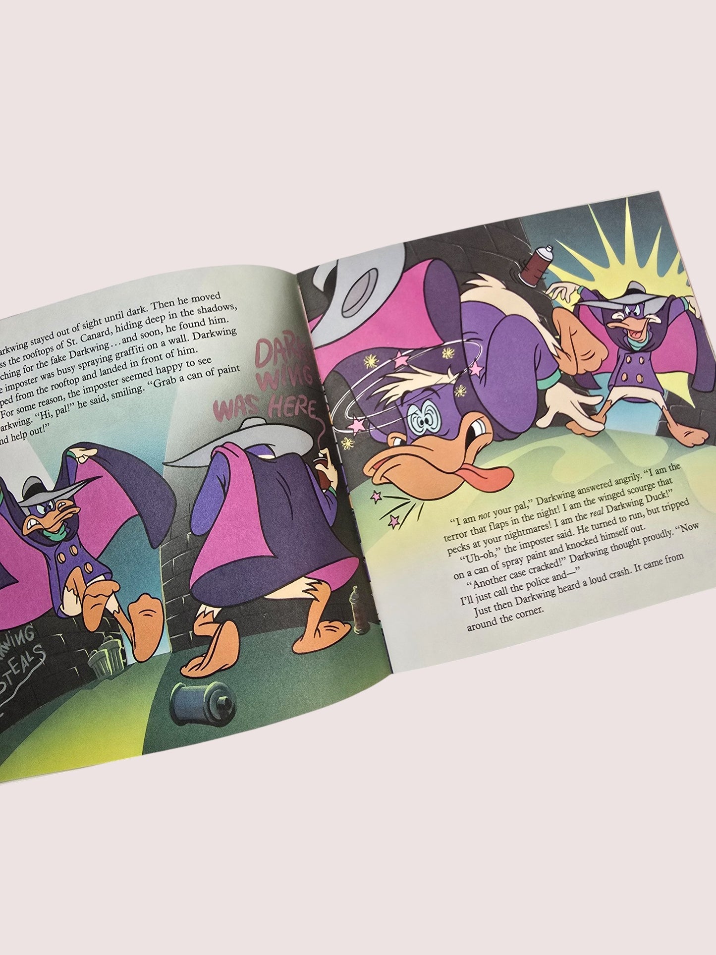 Vintage Darkwing Duck paperback book