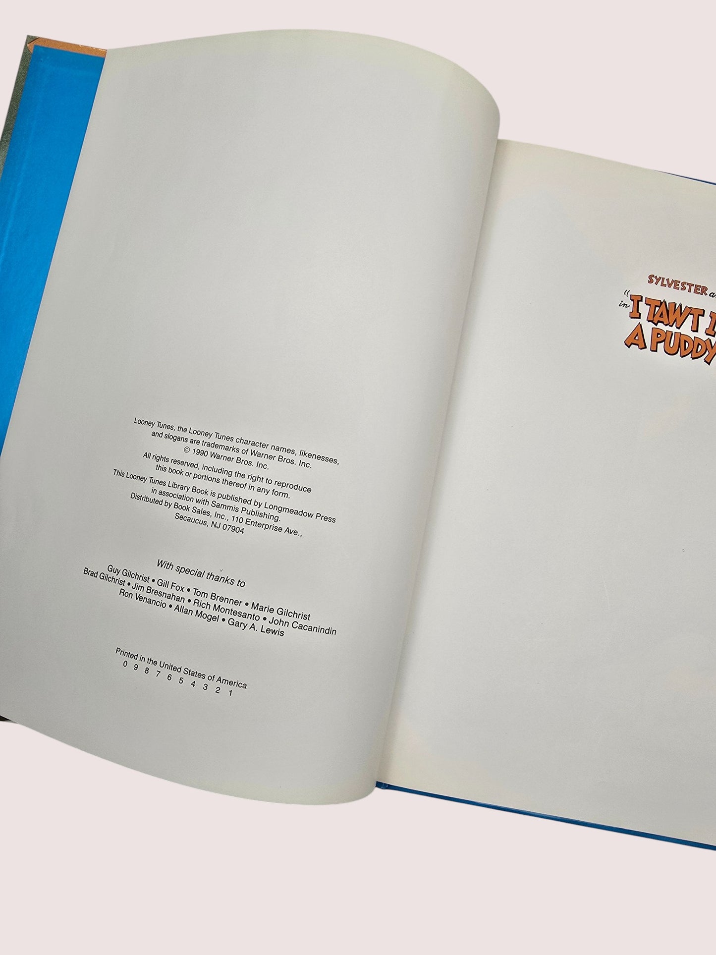 Vintage Looney Tunes hardcover book