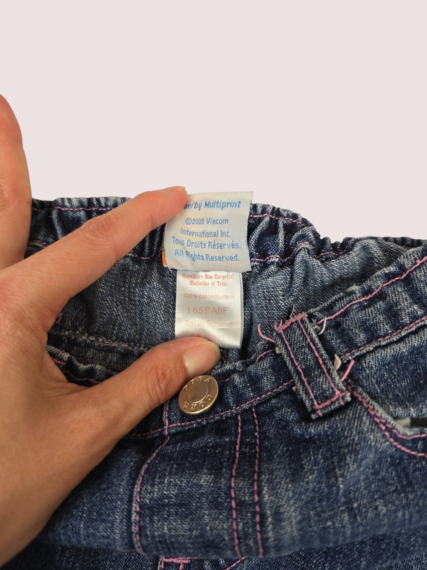 Y2K Dora two piece sweater and jeans set 3T