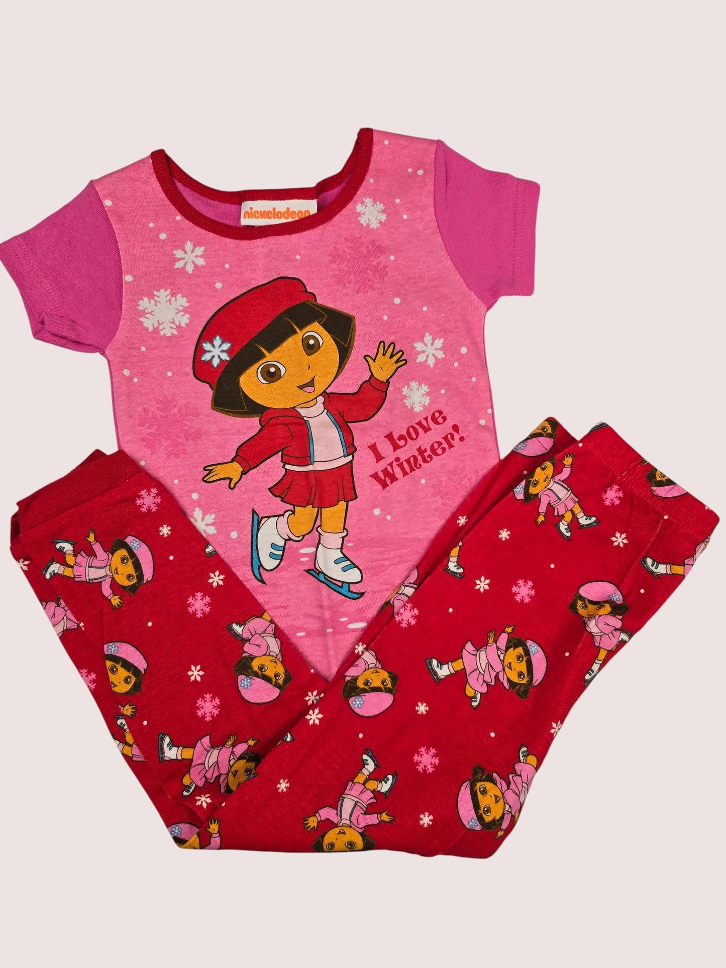 Y2K Dora two piece sleep set 4T