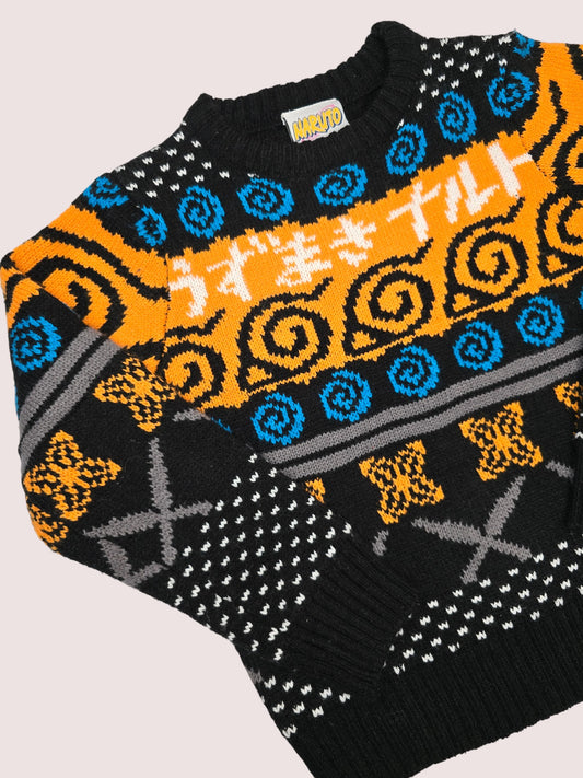 Y2K Naruto acrylic knit sweater 4T