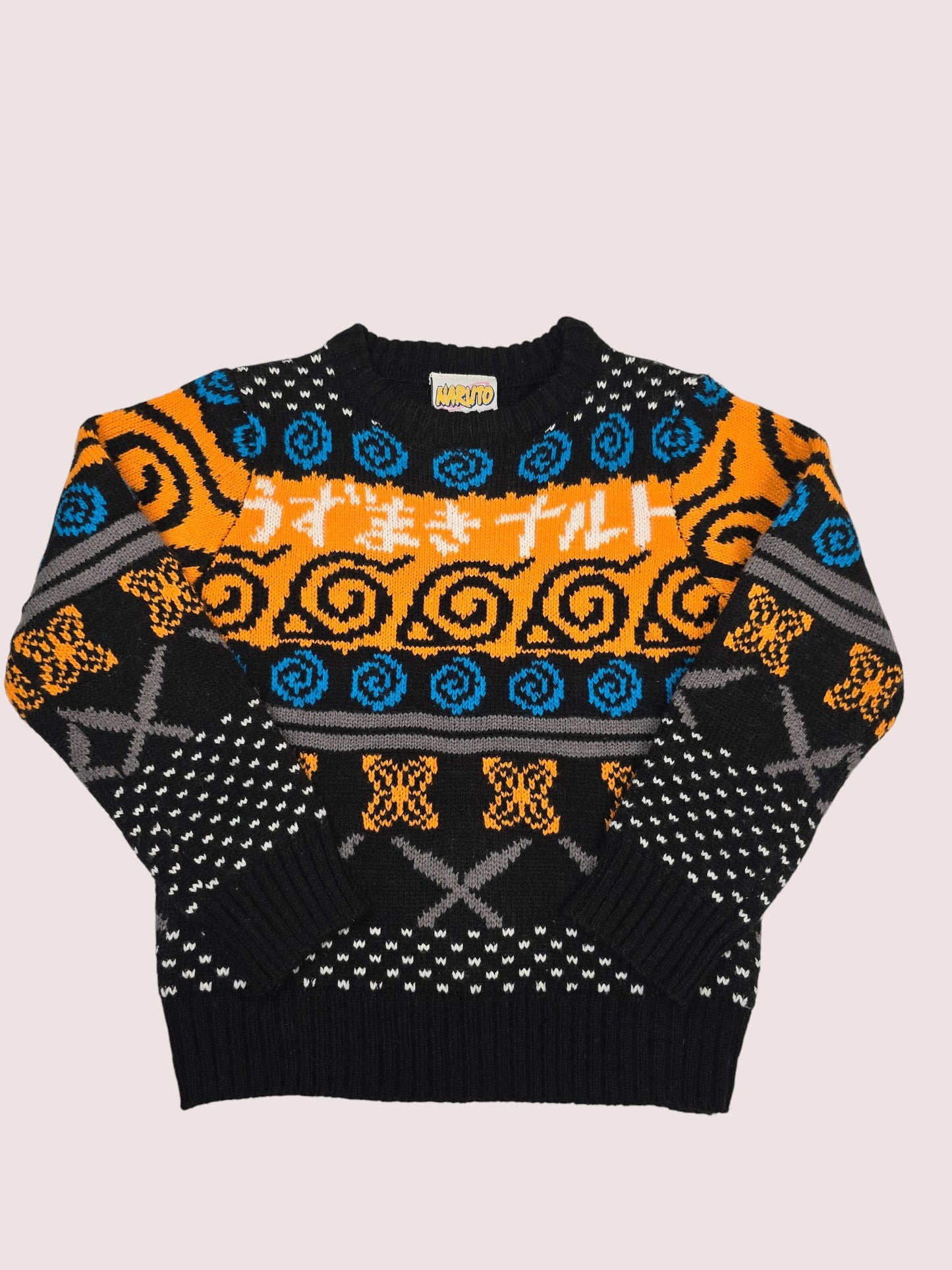 Y2K Naruto acrylic knit sweater 4T