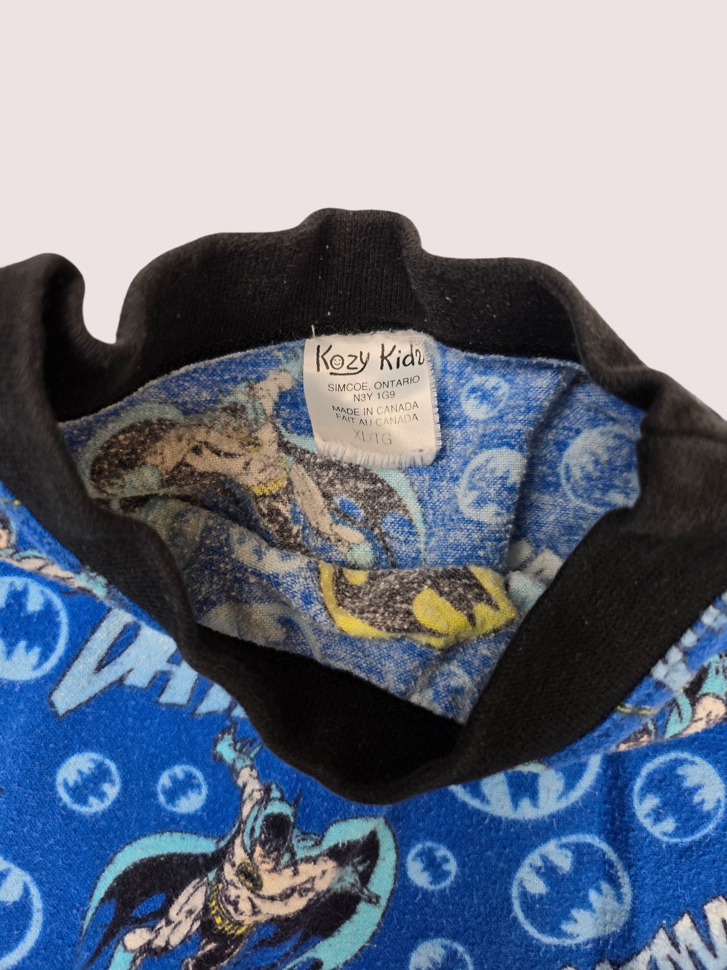 Vintage Batman two piece pj set Youth XL