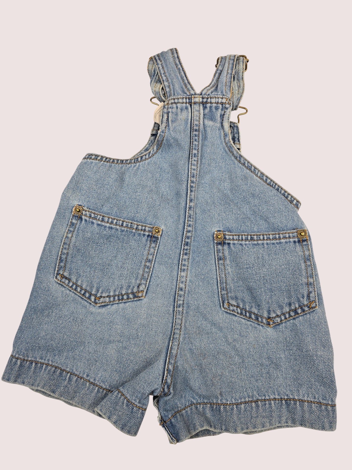 Vintage Pooh shortalls Tagged 18m