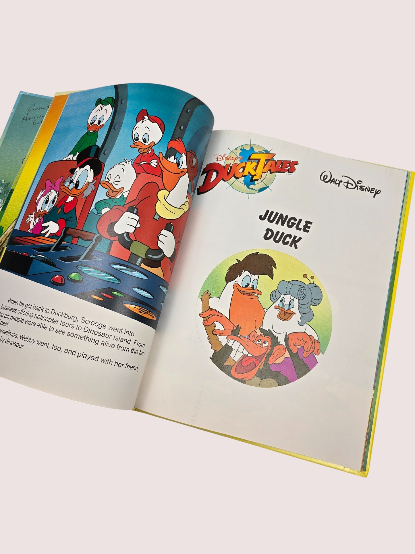 Vintage DuckTales hardcover book