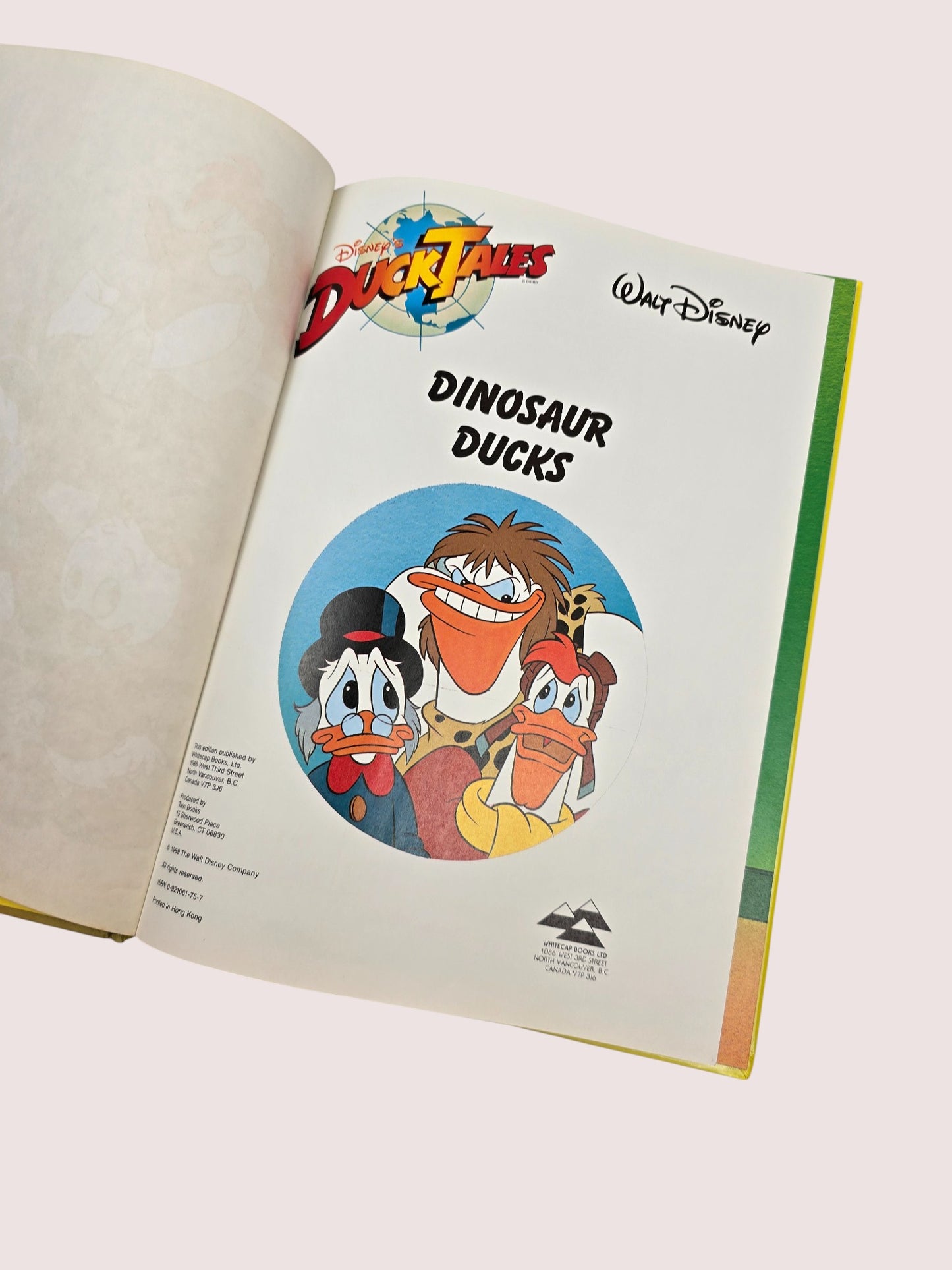 Vintage DuckTales hardcover book