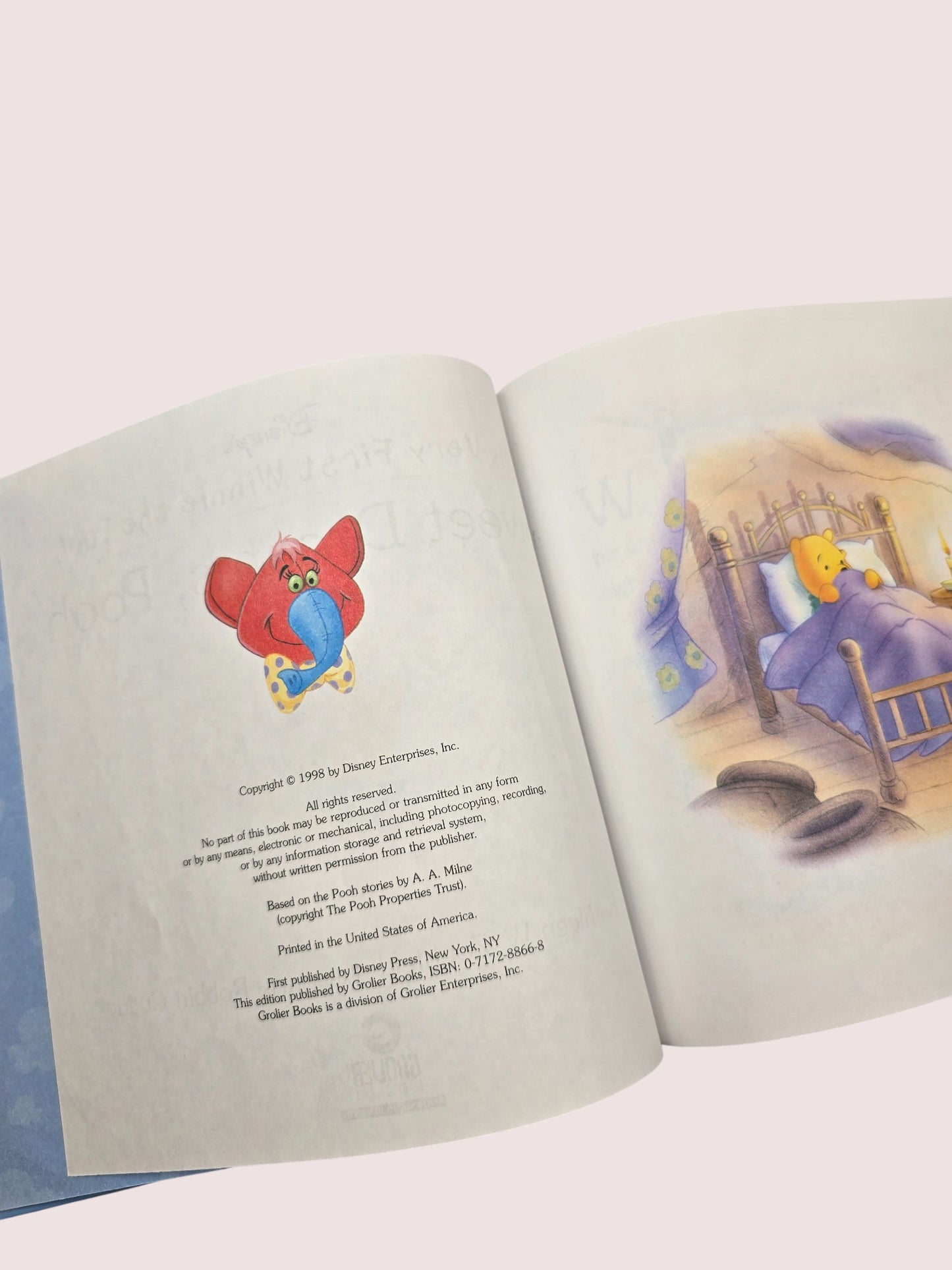 Vintage Winnie the Pooh hardcover book "Sweet Dreams, Pooh"