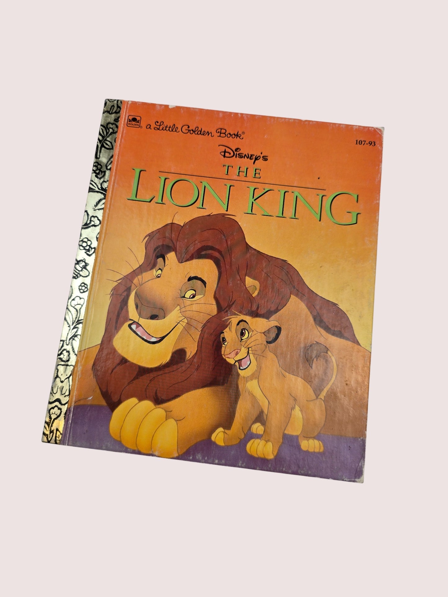 Vintage Lion King little golden book