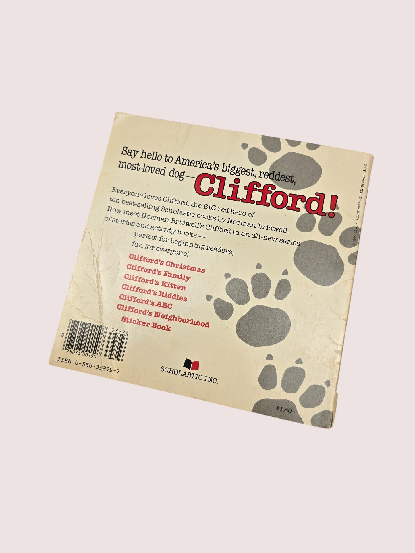 Vintage Clifford's Kitten paperback