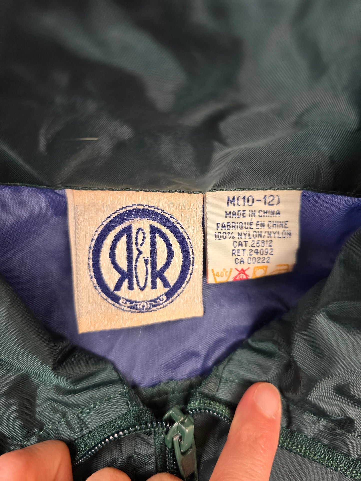 Vintage R&R windbreaker jacket Youth M 10/12