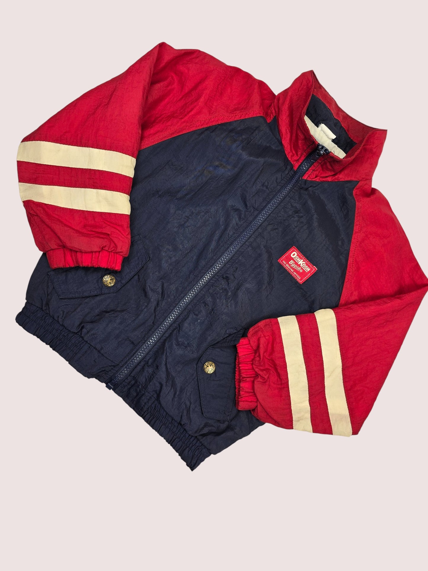 Vintage Oshkosh lightly lined windbreaker 4T