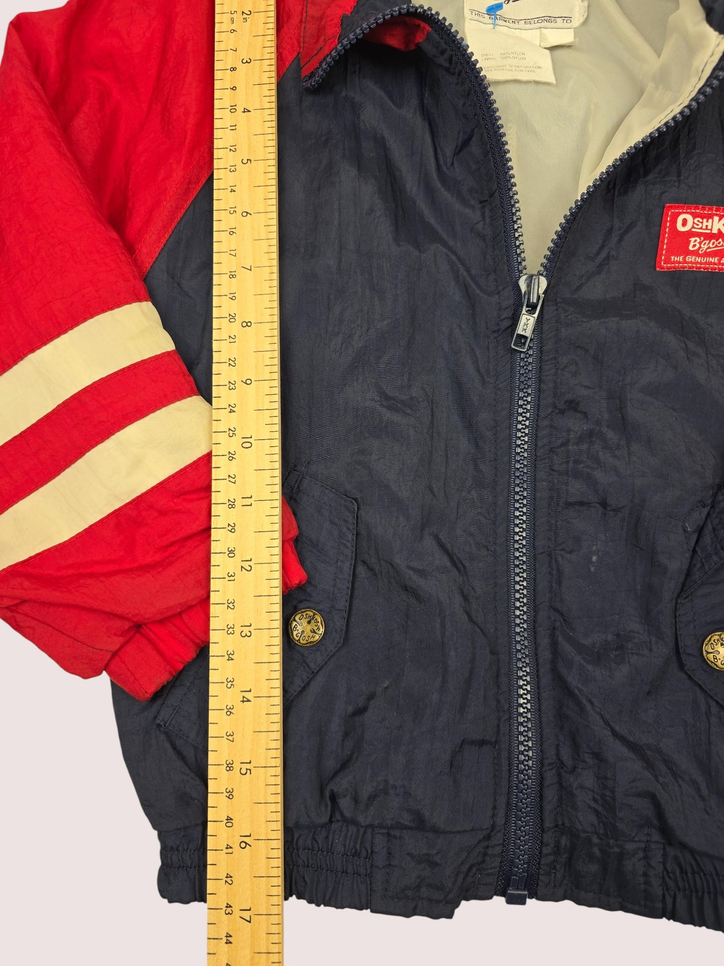 Vintage Oshkosh lightly lined windbreaker 4T