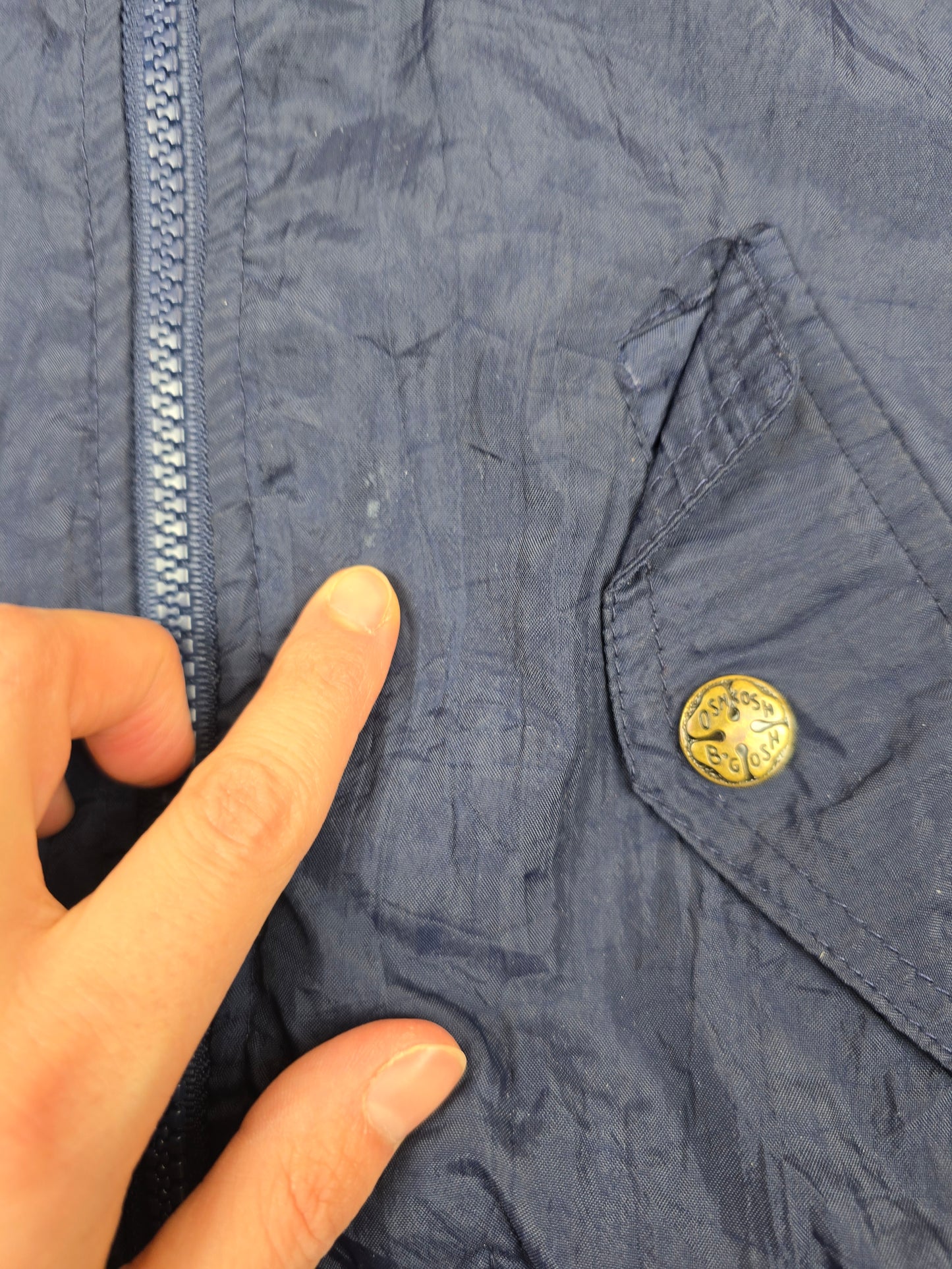 Vintage Oshkosh lightly lined windbreaker 4T