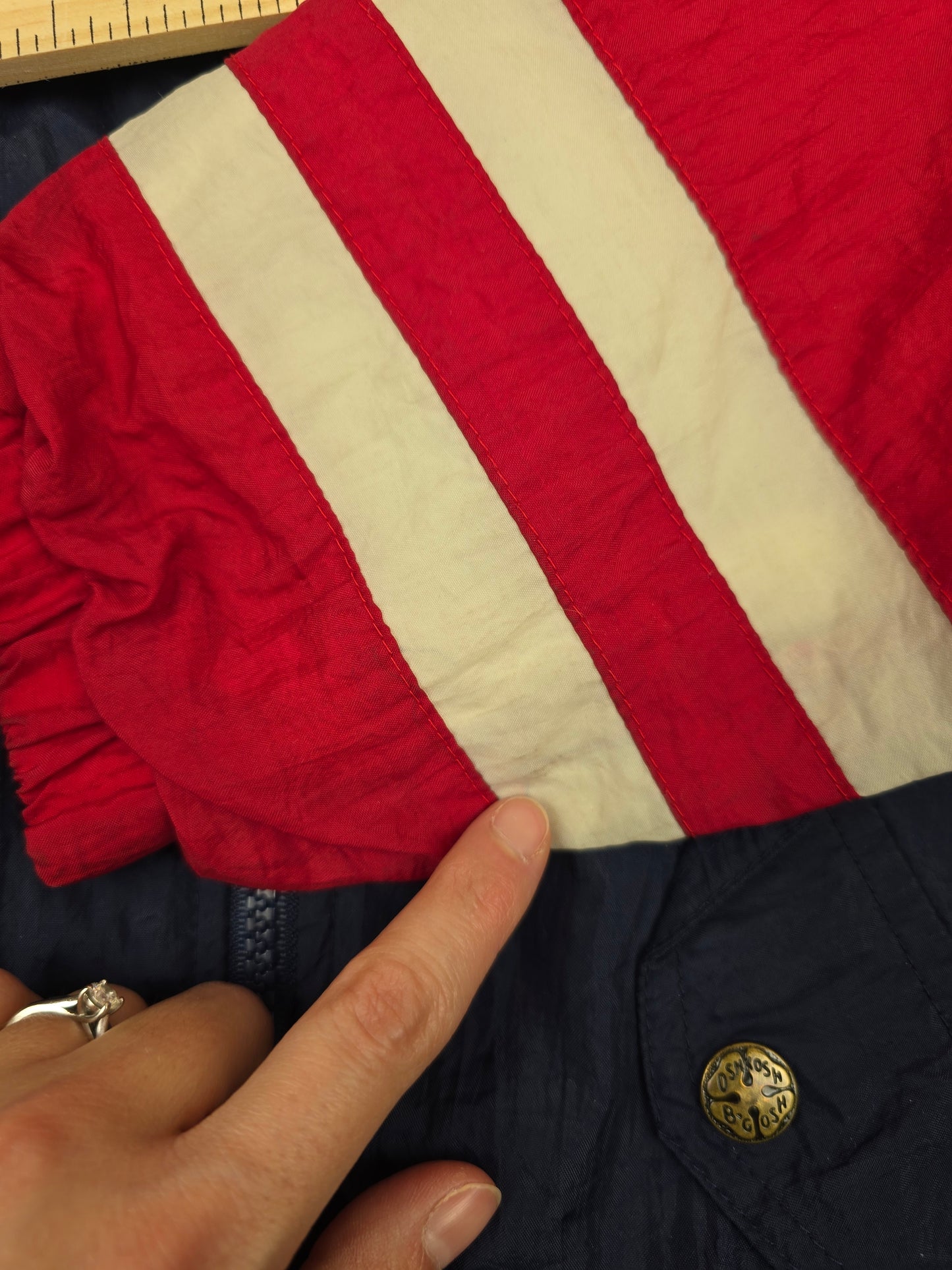 Vintage Oshkosh lightly lined windbreaker 4T