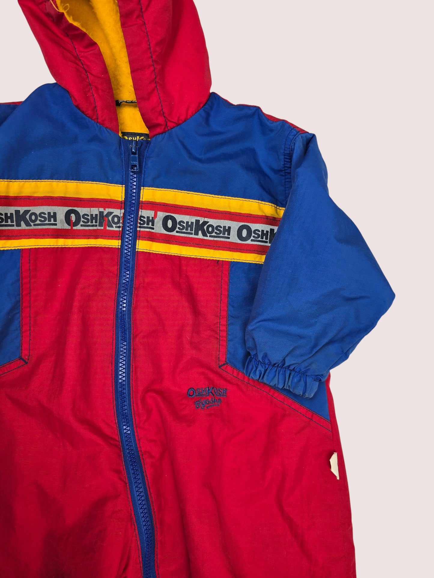 Vintage Oshkosh fleece lined snowsuit 18M