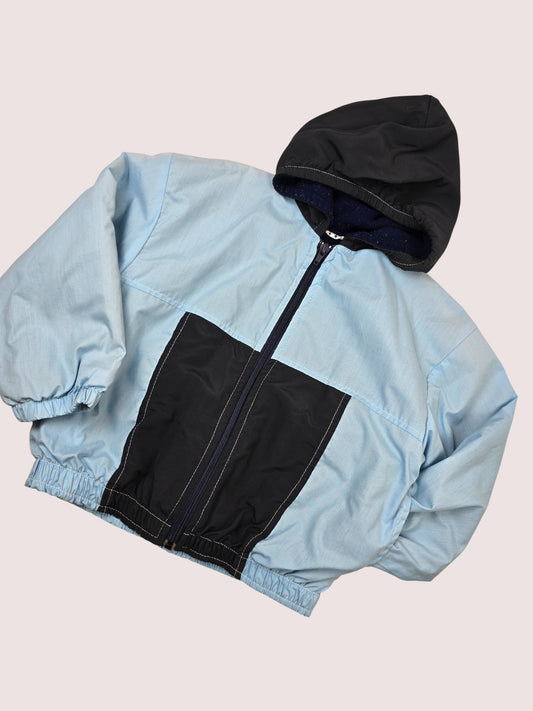 Vintage colourblock jacket fleece lined 3-4T
