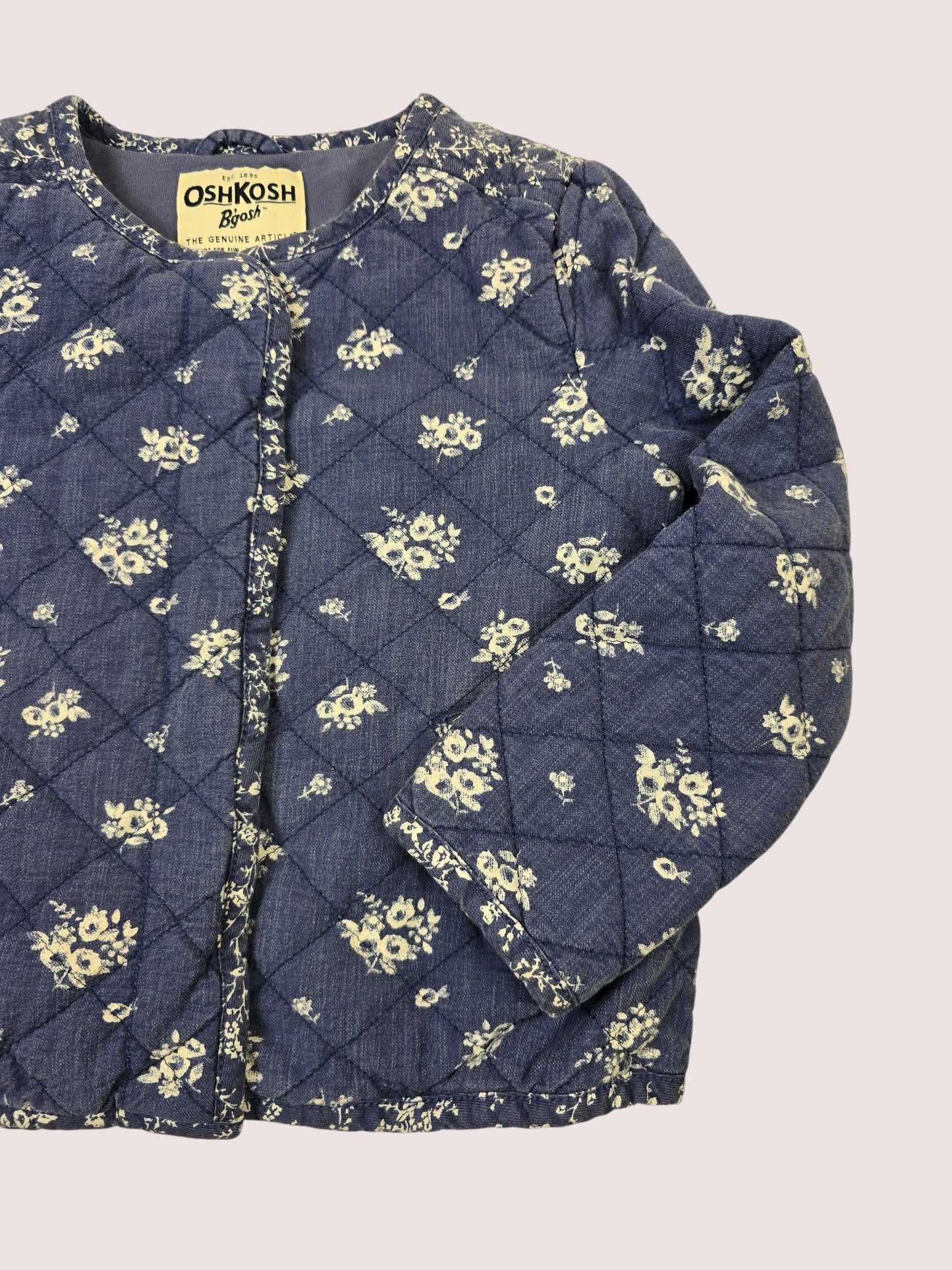 Oshkosh floral quilted lightweight jacket 4T