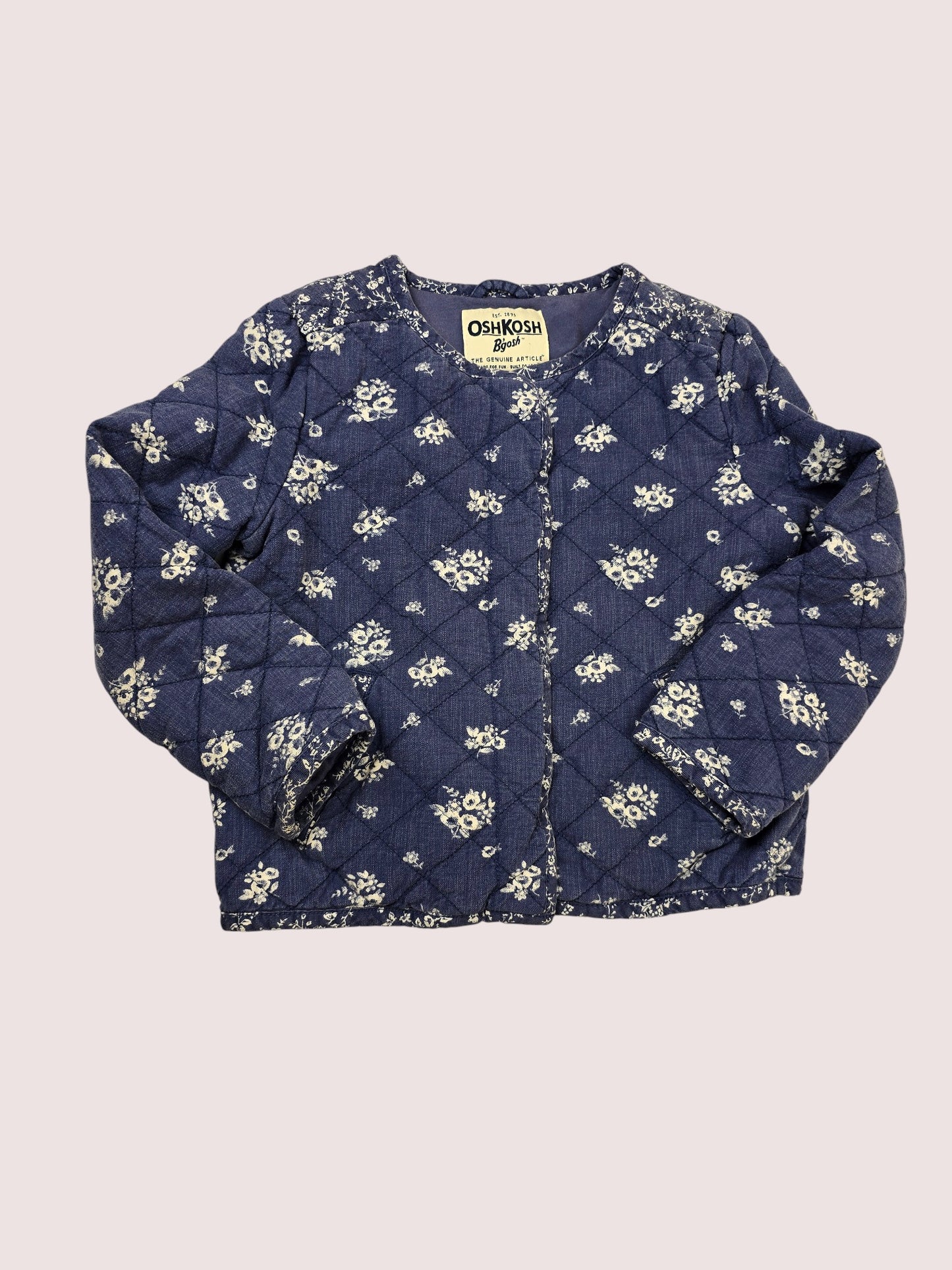 Oshkosh floral quilted lightweight jacket 4T