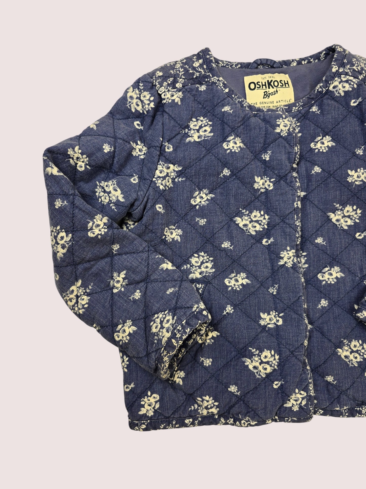 Oshkosh floral quilted lightweight jacket 4T