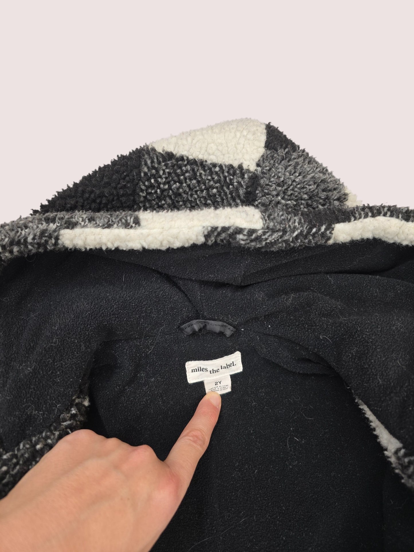 Miles the Label sherpa fleece lined jacket 2Y