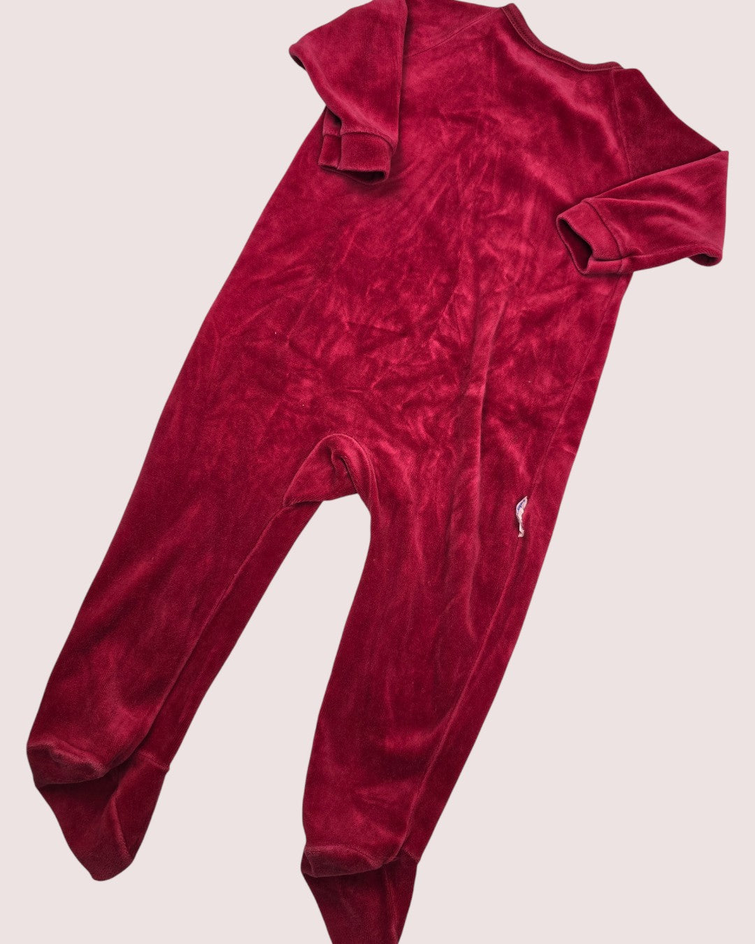 Vintage baby's own velvet holiday sleeper 24m