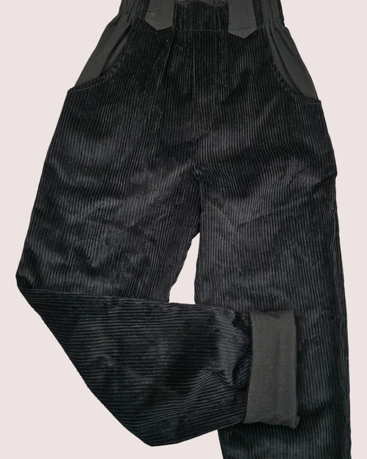 Vintage Kids Only wide wale corduroy pants with contrasting pockets and cuffs Tagged Youth L