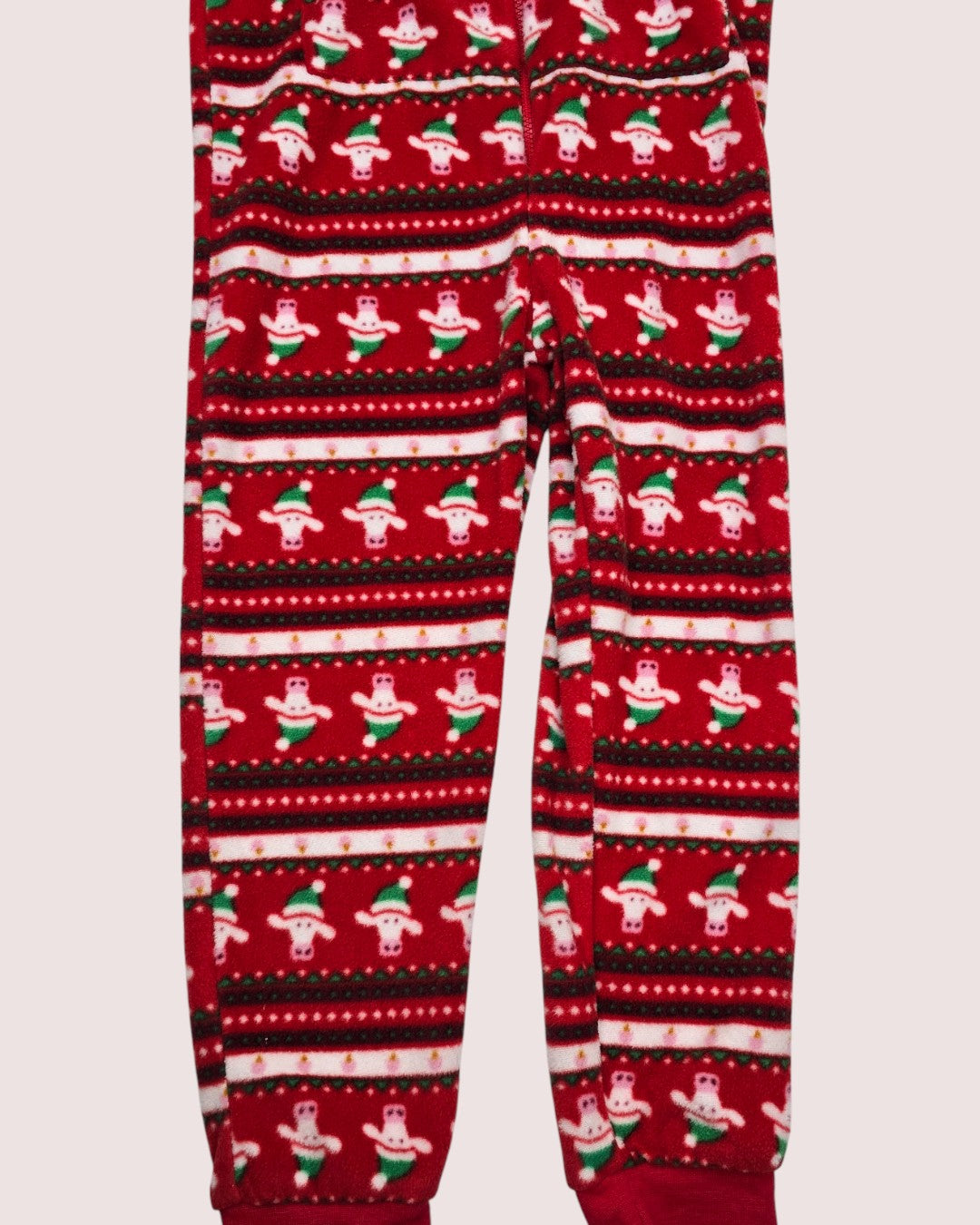 Cows fleece romper/sleeper Size 6