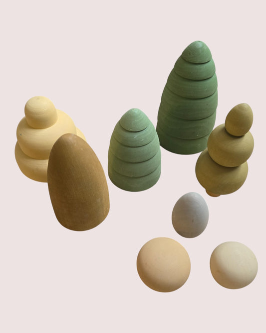 Raduga Grez Summer Forest wooden tree set