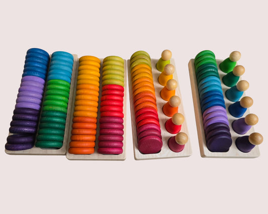 Grapat Carla nins set with Custom made wooden trays