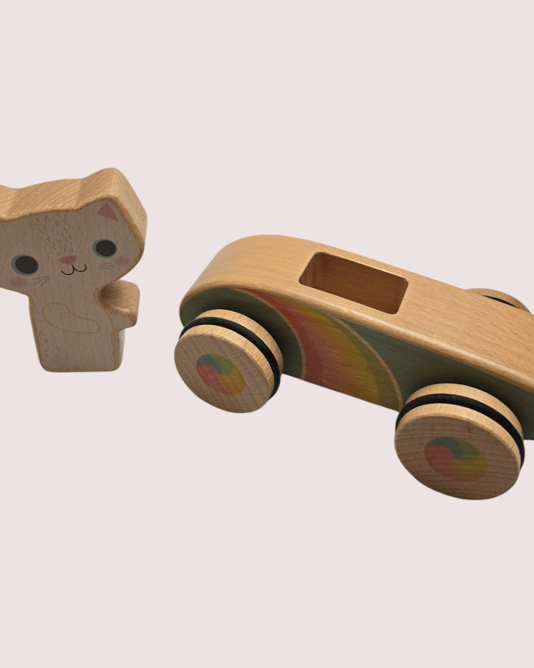 Tiger tribe wooden rainbow cruiser kitty