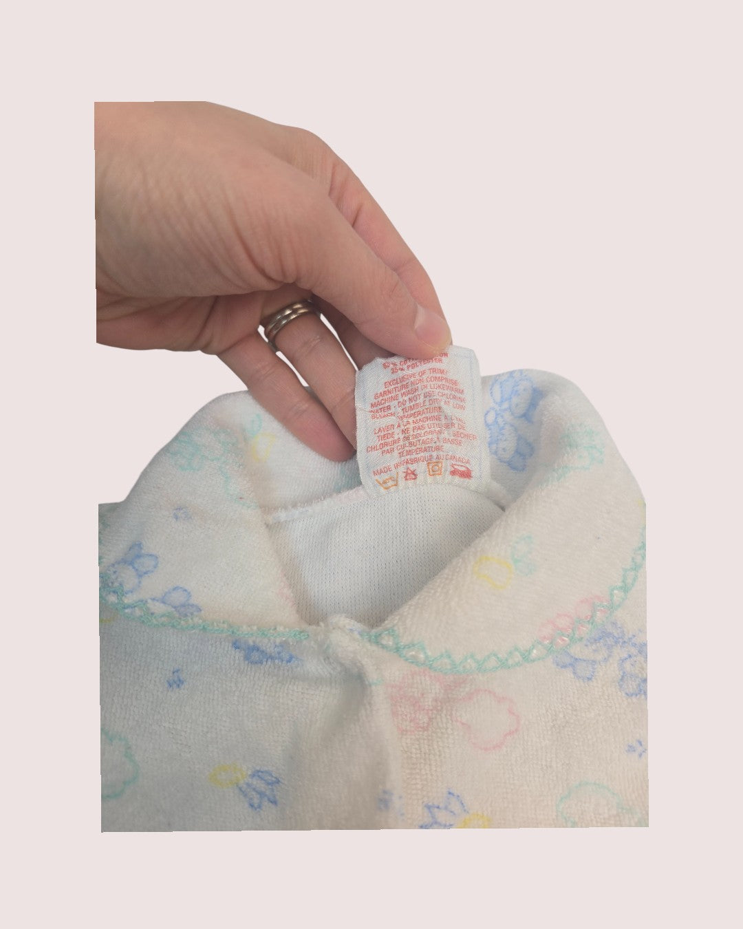 Vintage Goldtex terry romper Tagged 18M