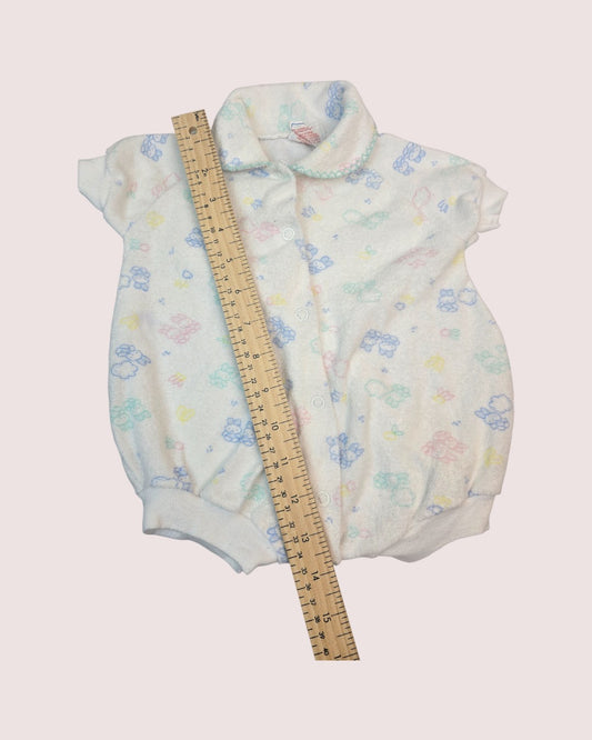 Vintage Goldtex terry romper Tagged 18M
