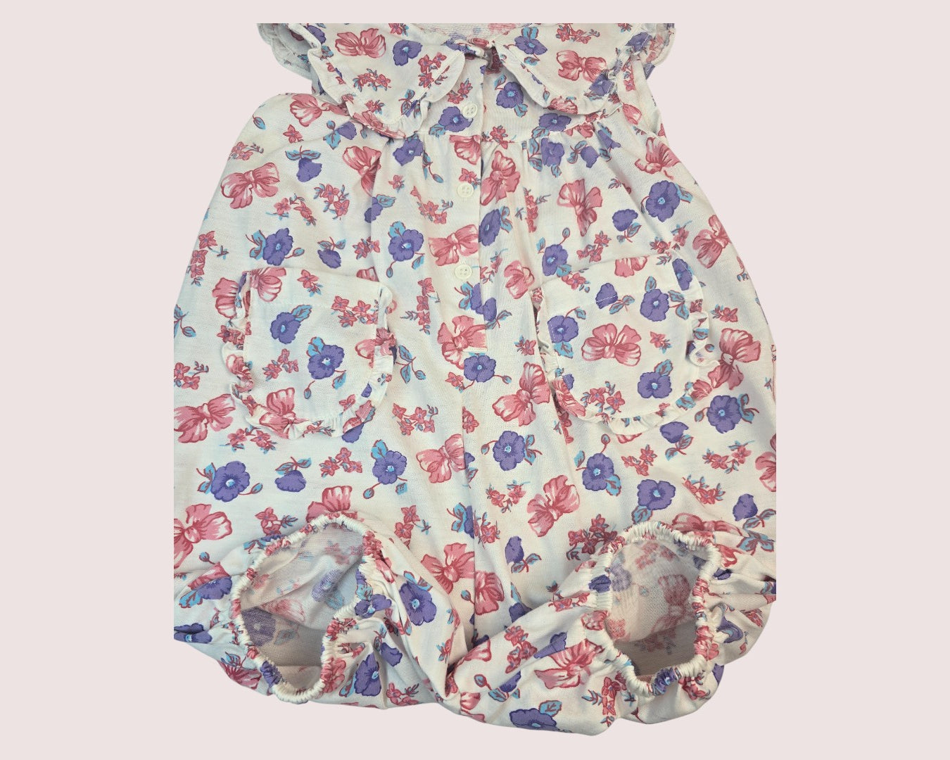 Vintage floral romper 18-24M
