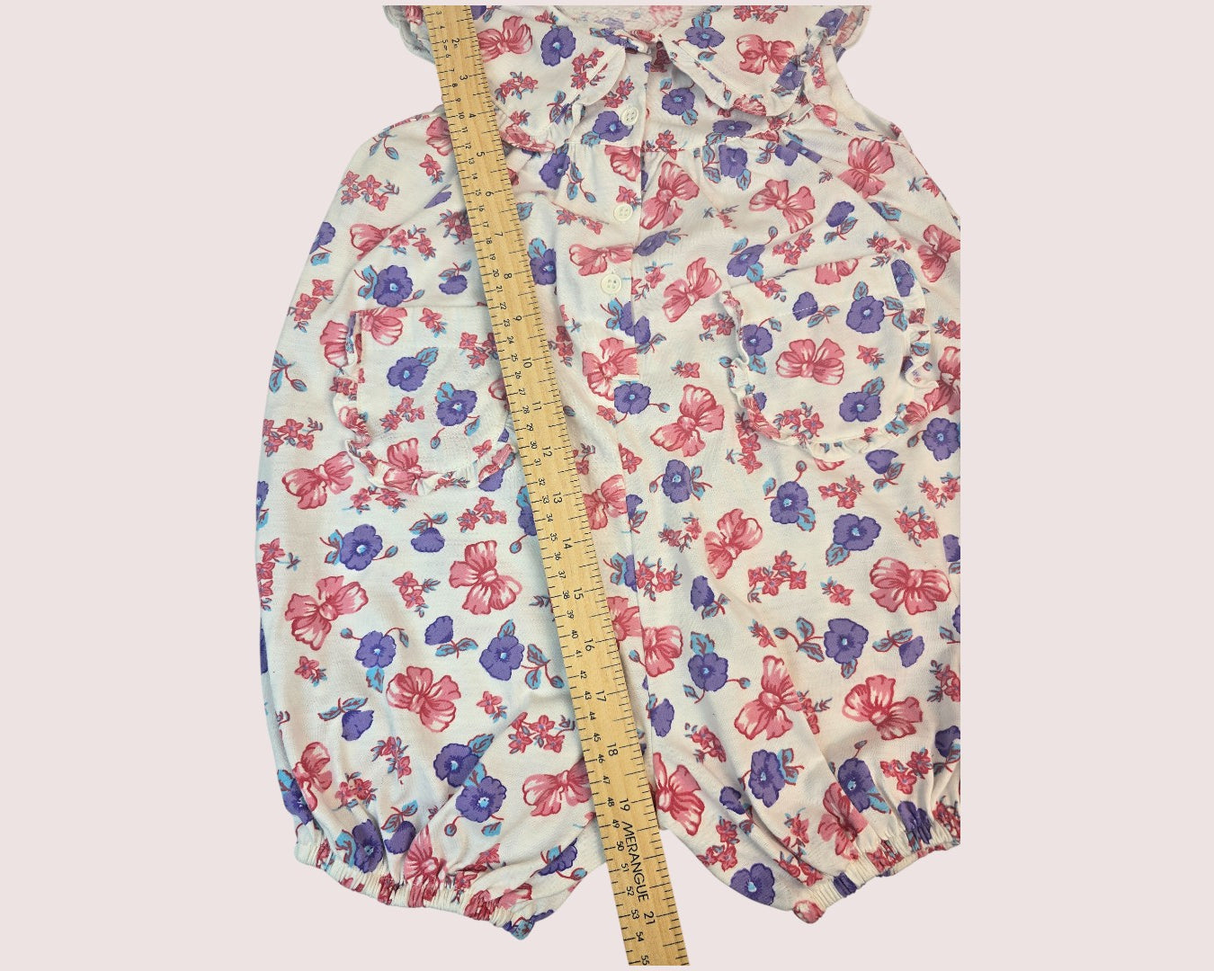 Vintage floral romper 18-24M