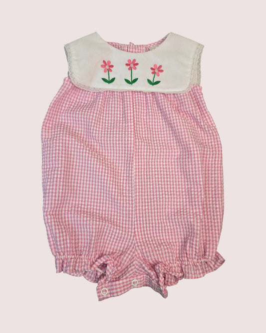 Sears baby gingham romper 18M