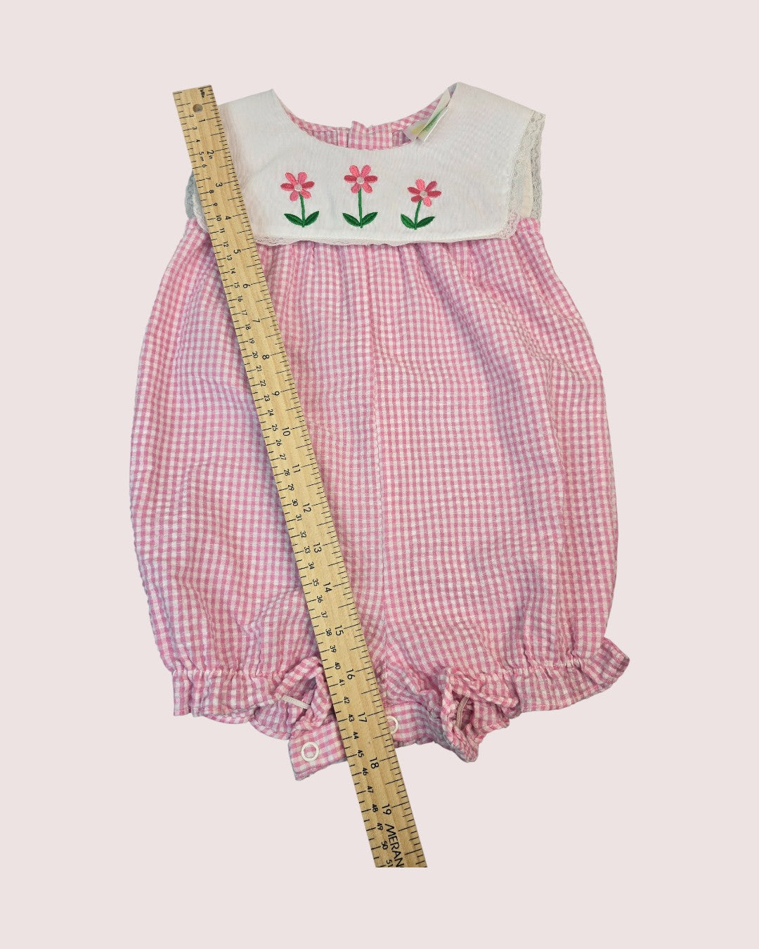 Sears baby gingham romper 18M