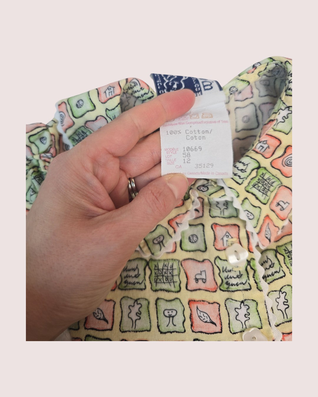 Vintage BB Club dress Tagged 12M