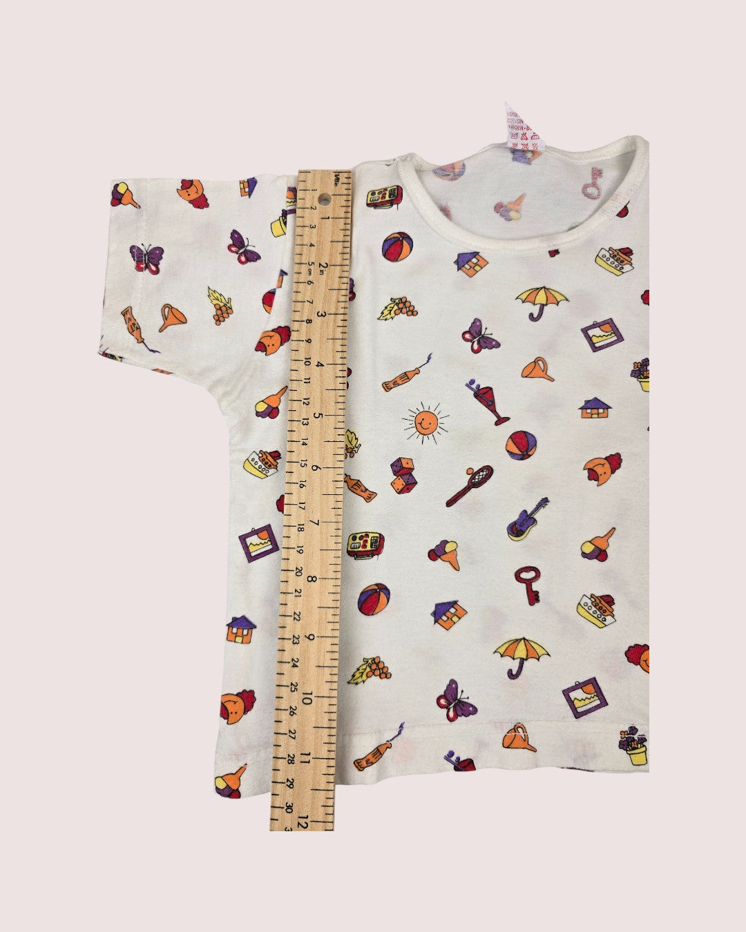 Beach print tee 2T