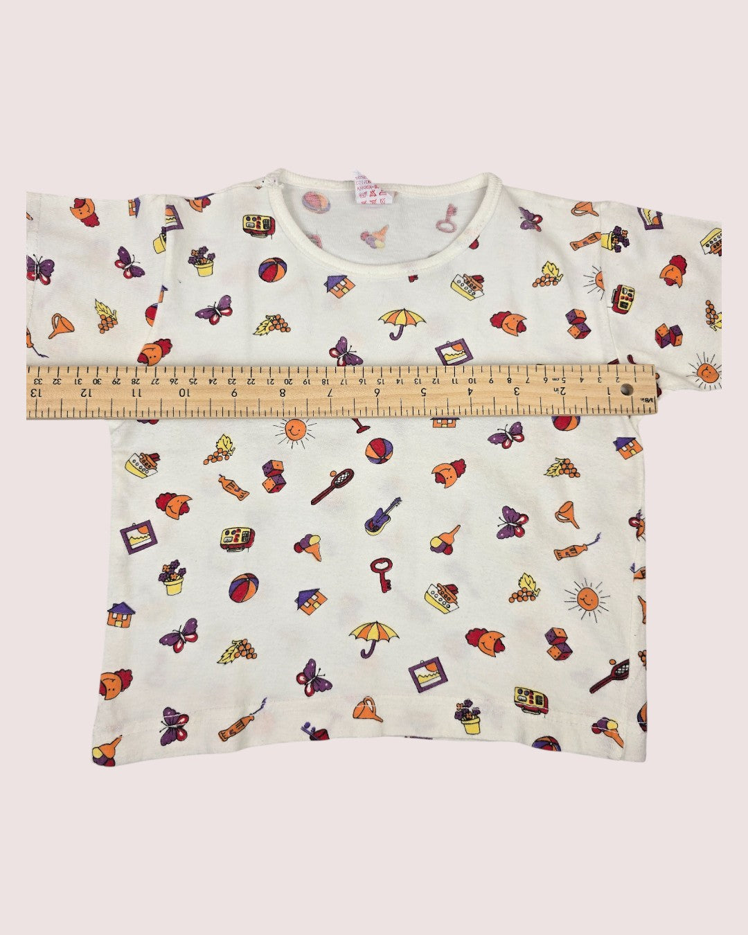 Beach print tee 2T