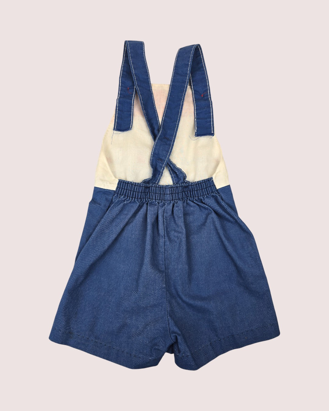 Vintage HealthTex sailboat shortalls 4T