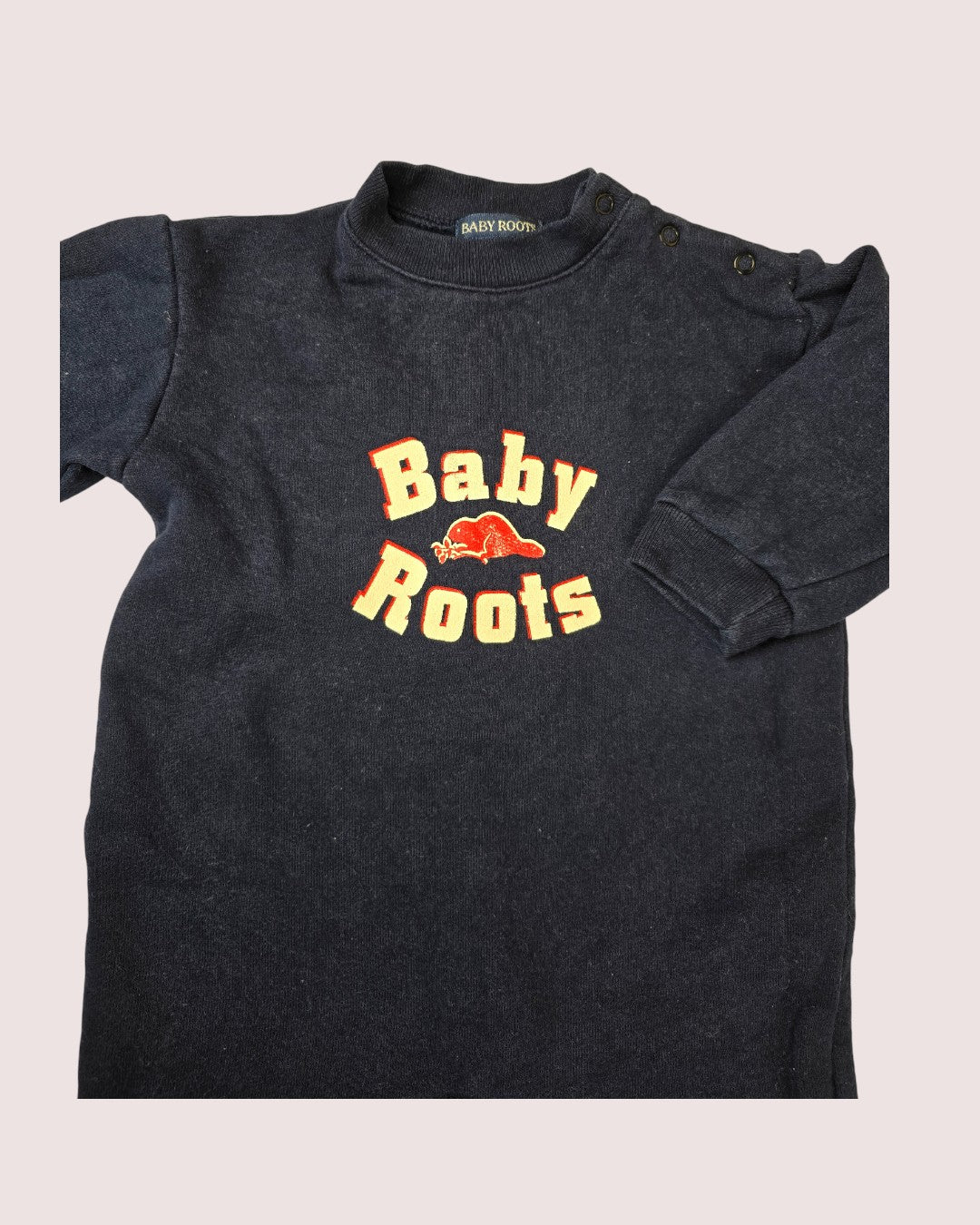 Vintage Baby Roots romper Tagged S, approx 6-9m