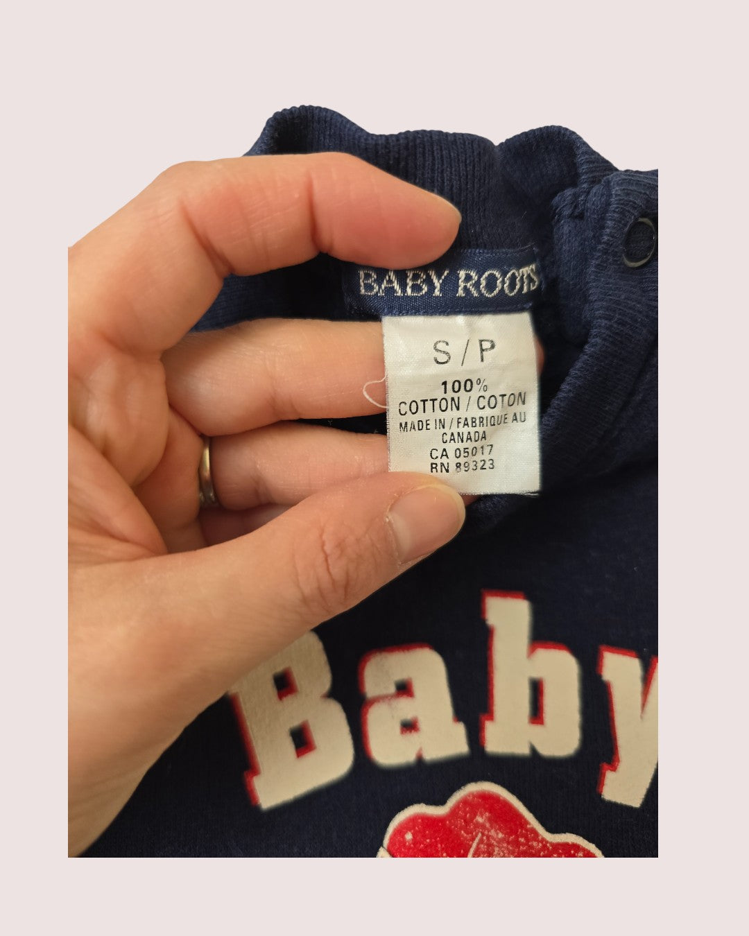 Vintage Baby Roots romper Tagged S, approx 6-9m