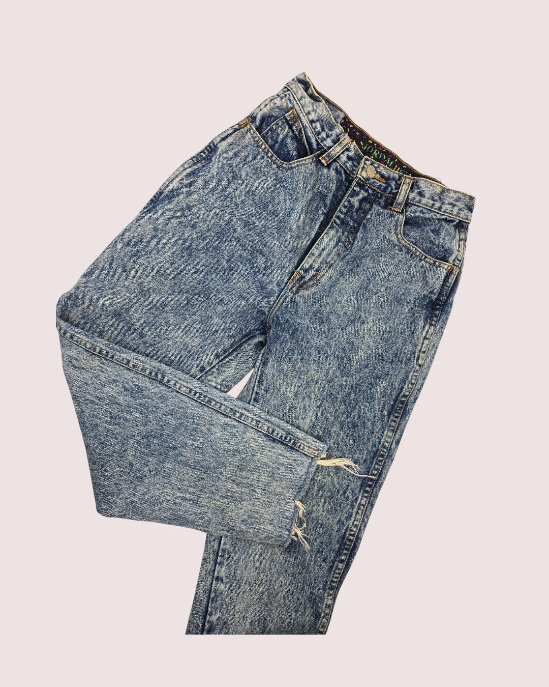 Vintage Jordache acid wash jeans 7-8Y