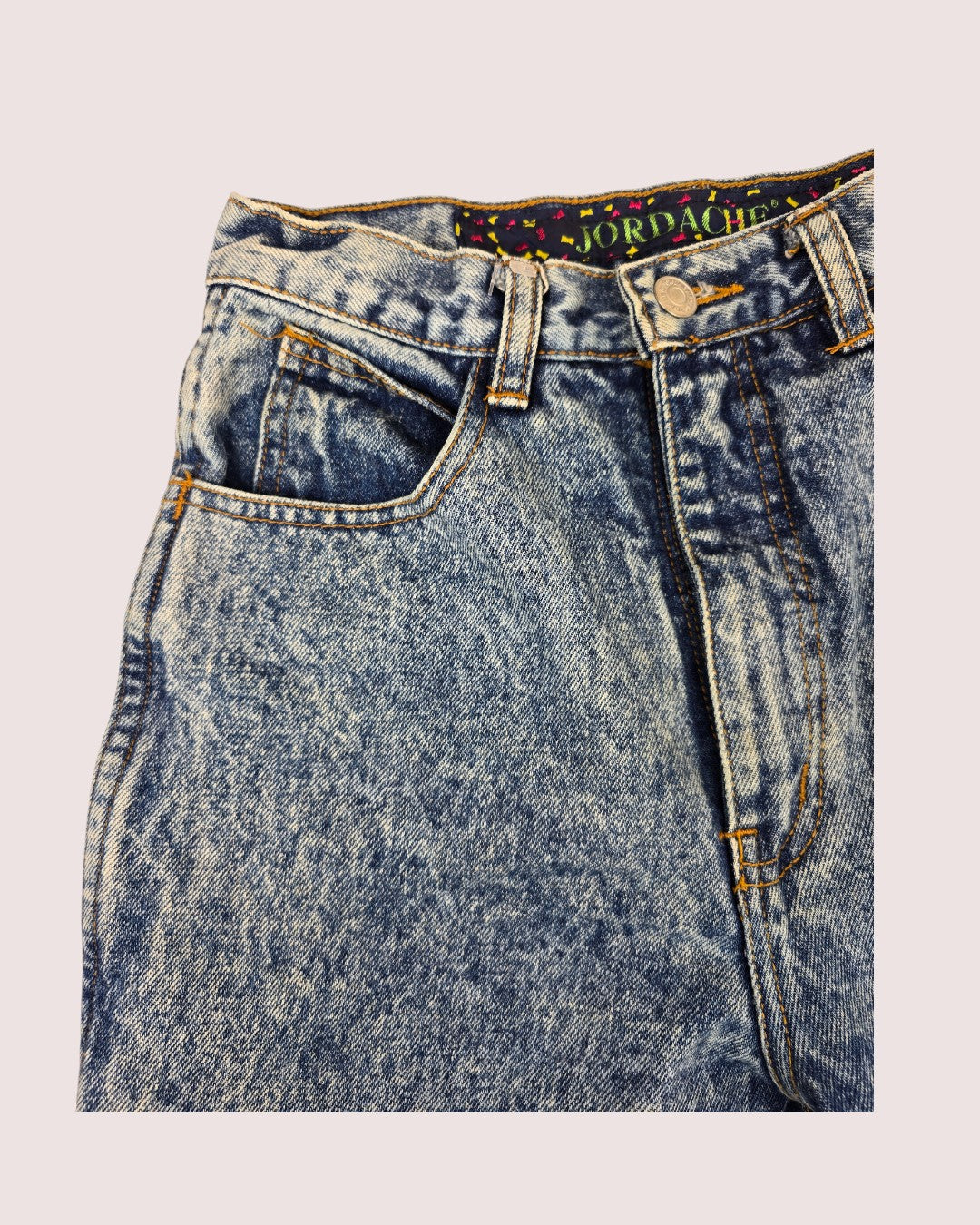 Vintage Jordache acid wash jeans 7-8Y